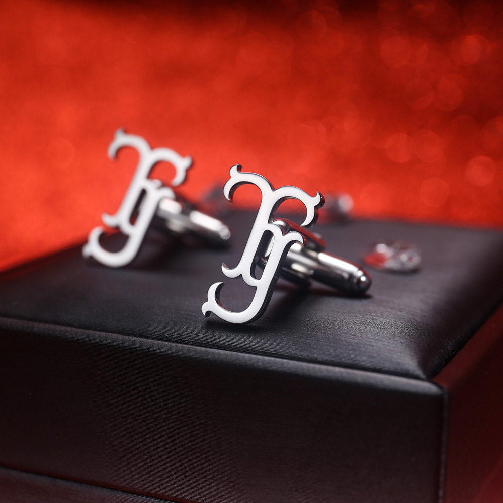 Tangula Custom Initials Cuffli - Men'S Groom 评论和价格