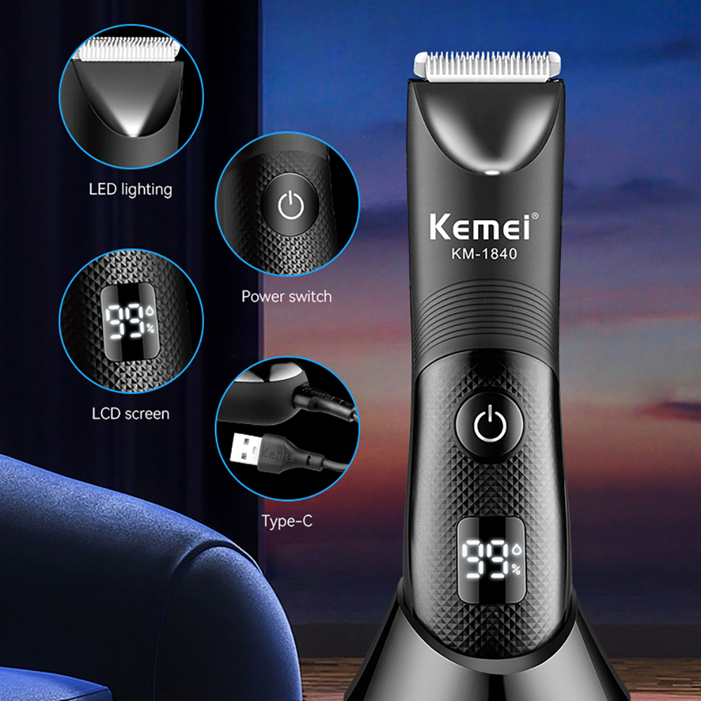 Kemei Electric Groin Ball Hair - Eyebrow Razor Trimmer 评论和价格