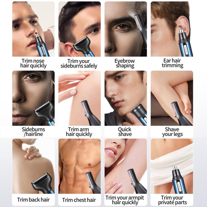 Electric Nose Ear Hair Trimmer - Men'S Grooming Salon 评论和价格