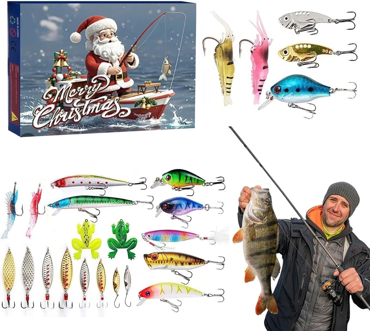 Advent Calendar Fishing Christ - Mens Grooming Advent Calendar 评论和价格