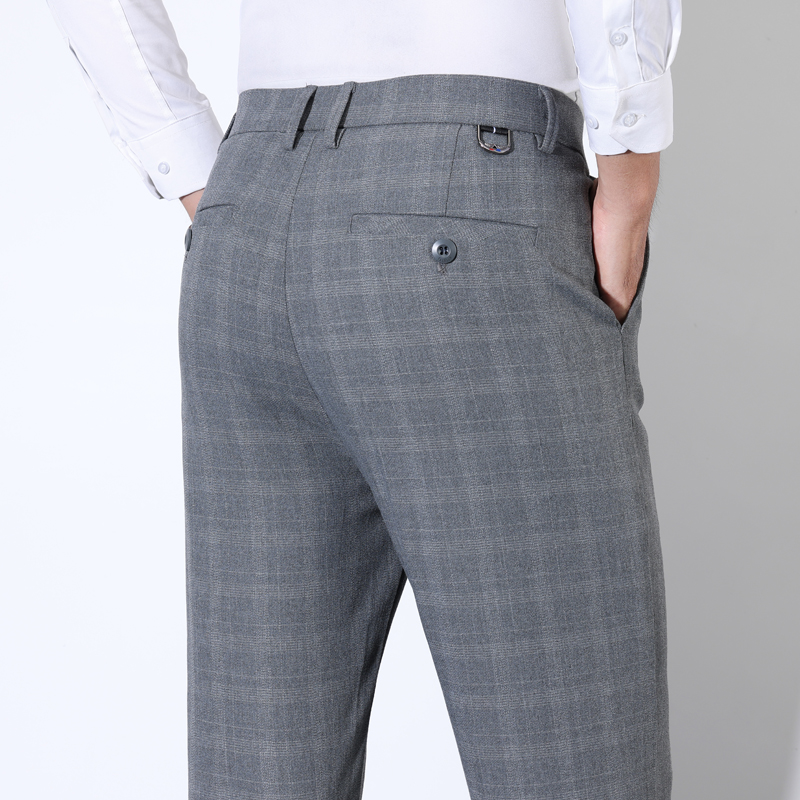 Cotton Plaid Striped Classic S - Men'S Groom 评论和价格