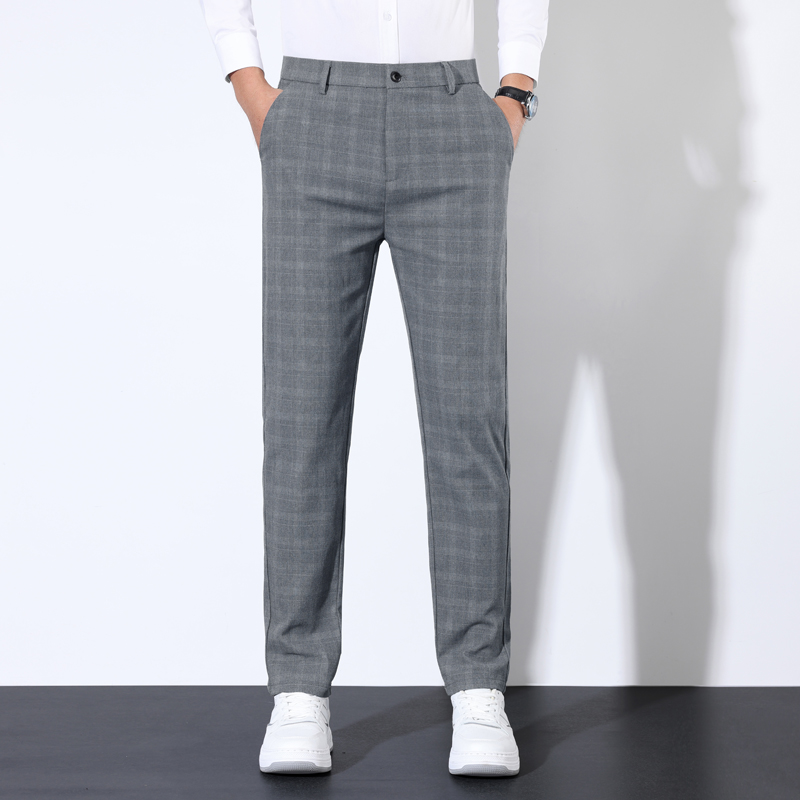 Cotton Plaid Striped Classic S - Men'S Groom 评论和价格