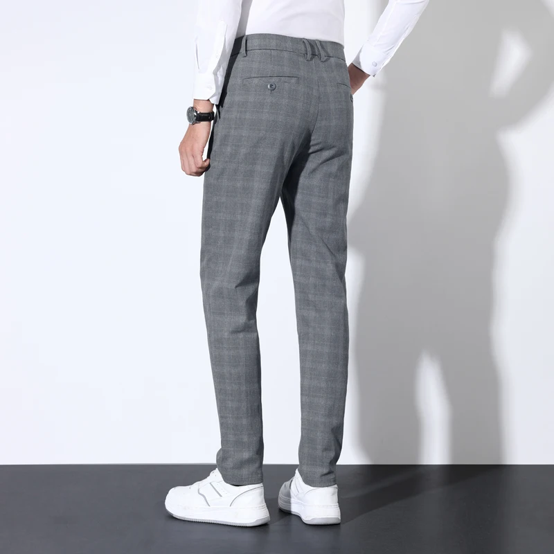 Cotton Plaid Striped Classic S - Men'S Groom 评论和价格