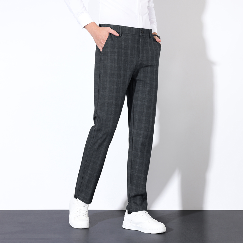 Cotton Plaid Striped Classic S - Men'S Groom 评论和价格
