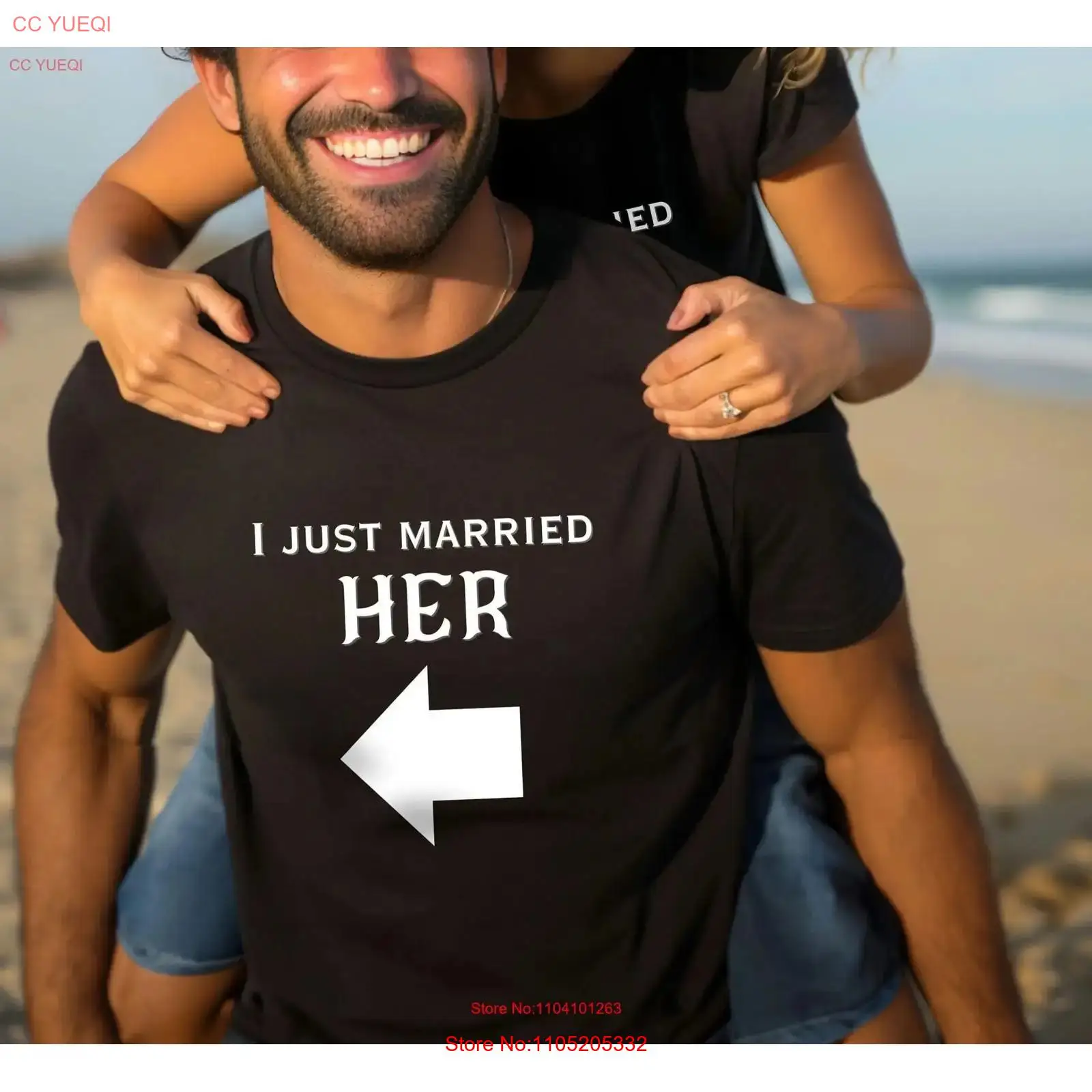 Just Married Matching Couple T - Men'S Groom 评论和价格