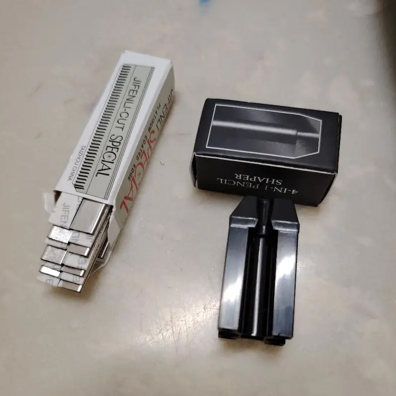 1pcs Brow Pen Sharpener Trimme - Eyebrow Razor Trimmer 评论和价格