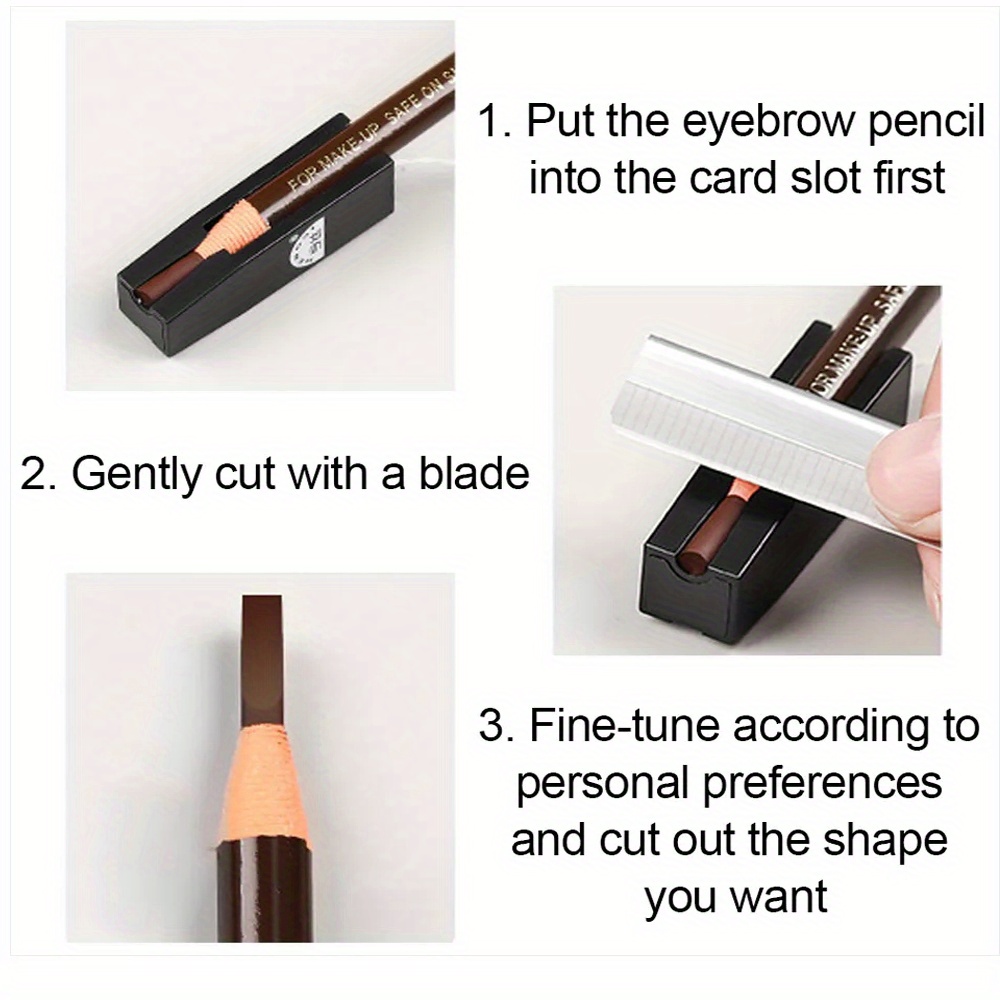 1pcs Brow Pen Sharpener Trimme - Eyebrow Razor Trimmer 评论和价格