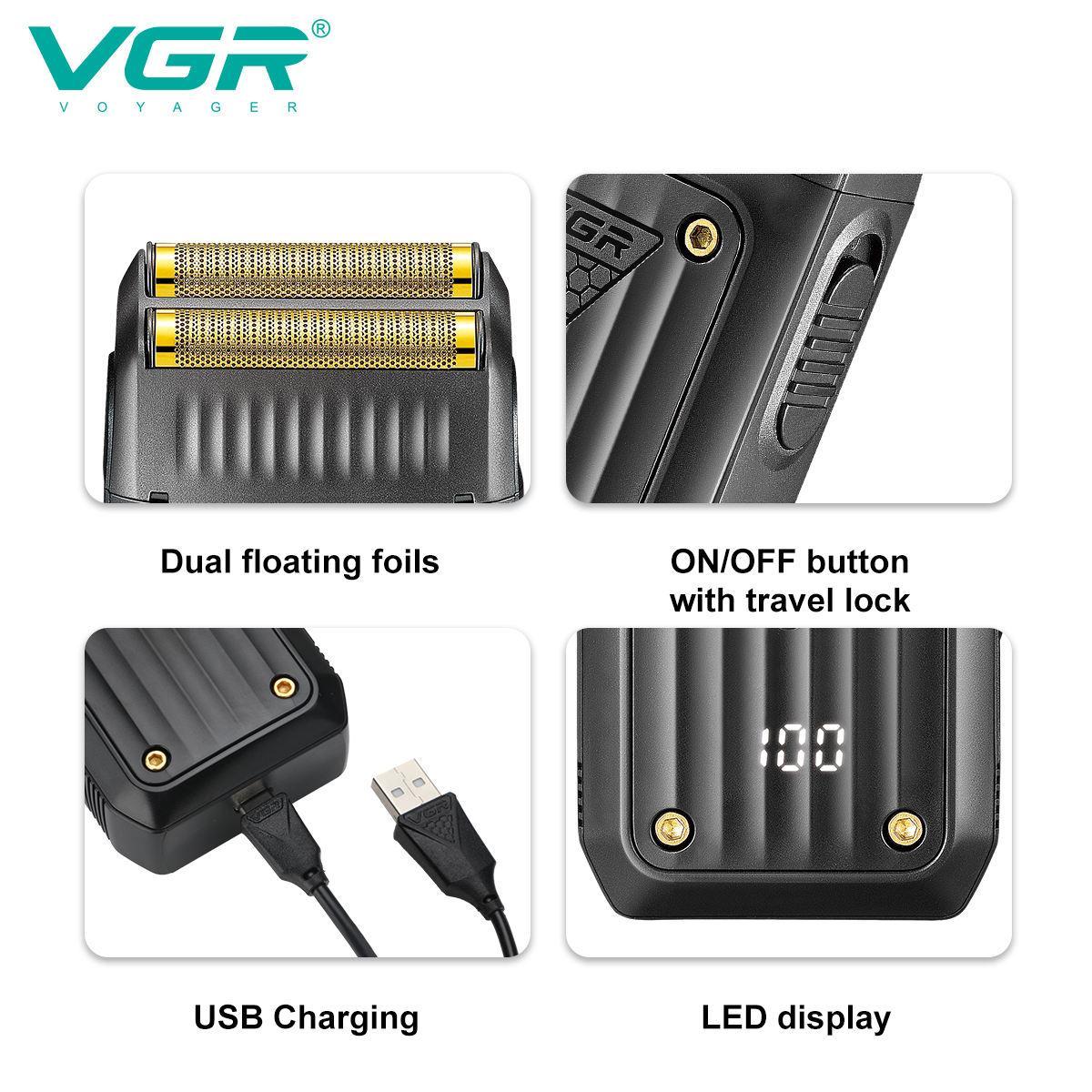 VGR 363 Razor Electric Shaver  - Eyebrow Razor Trimmer 评论和价格